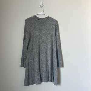 Heather Gray Sweater Dress